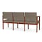 Lesro 3 Seat Tandem Seating W/ No Center Arms, 65 in W 26 in L 31.5 in H, Lenox Series LW3101 - alternate 2